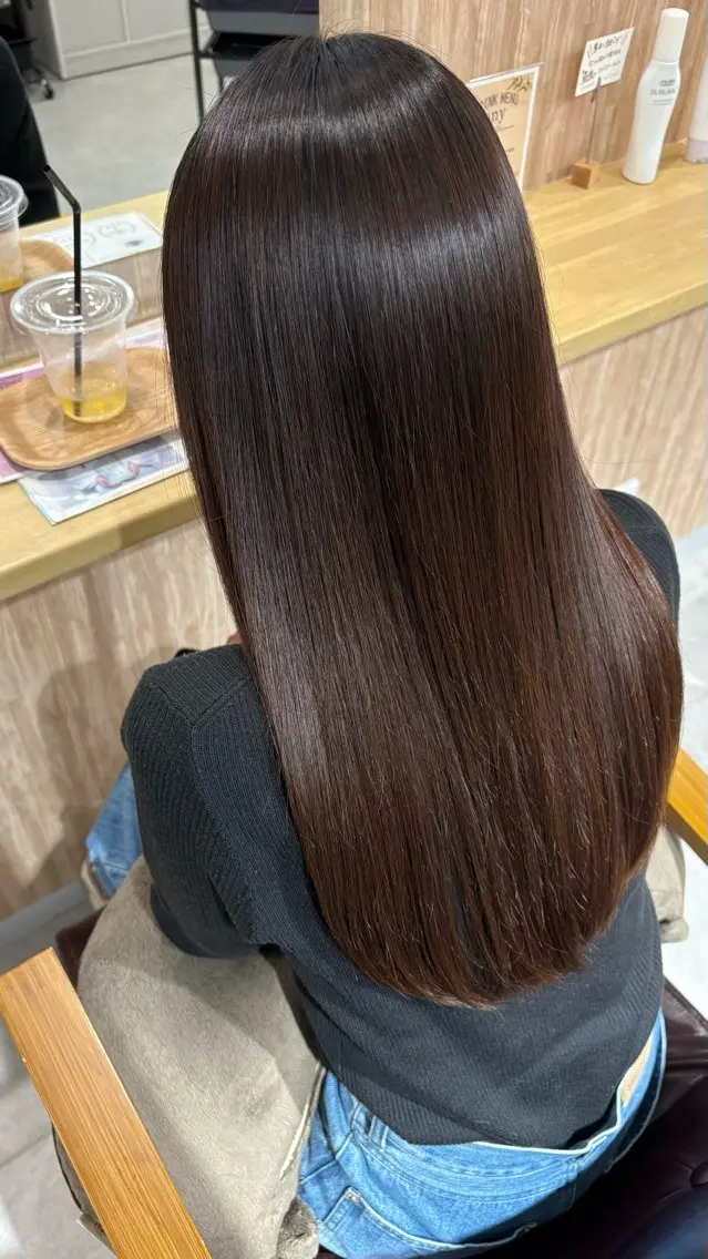 💌【韓国で話題の髪質改善】ヒアルロン酸カラー+髪質改善プリンセストリートメント💌の写真