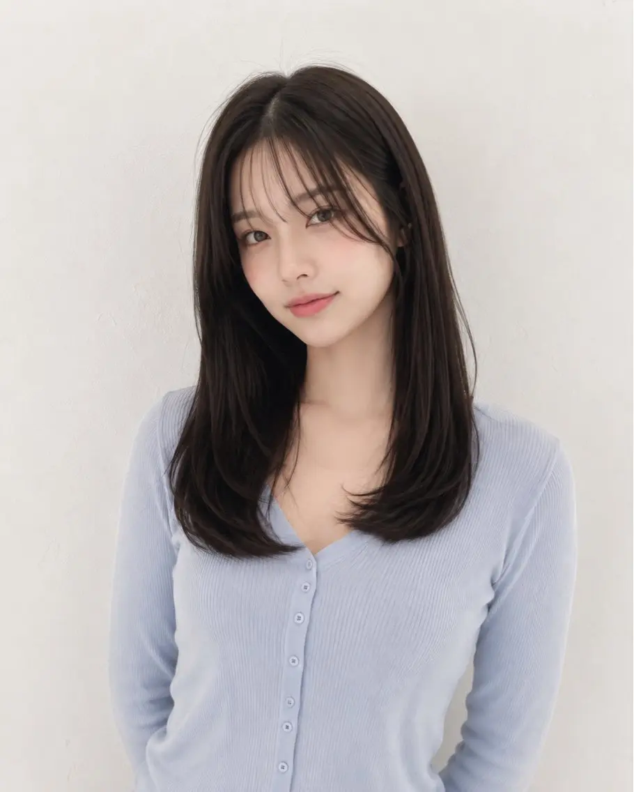 セミロング カット トリートメント モテ🤍トレンドヘア /新宿/ワカナのヘアスタイル