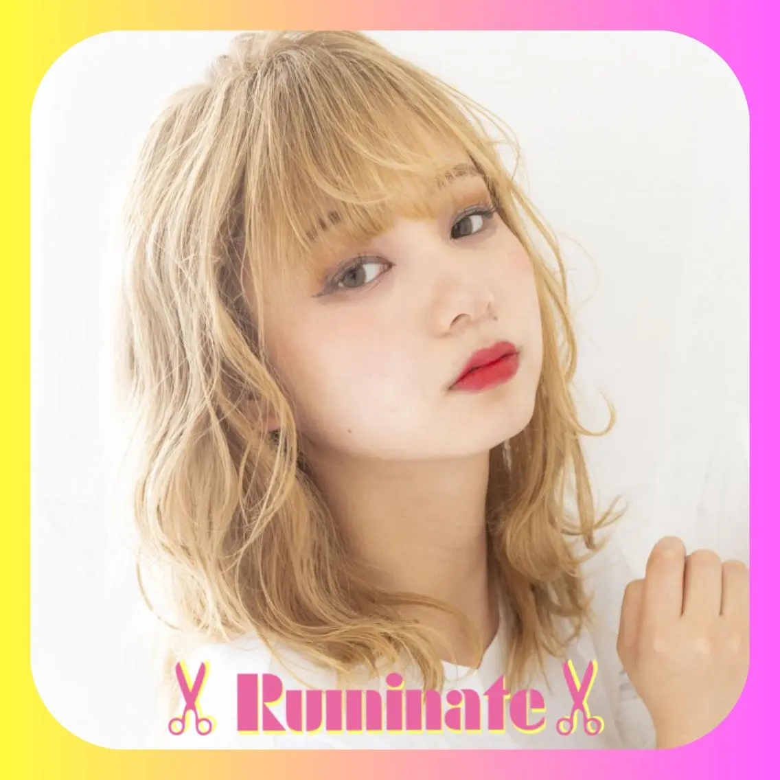 ☆女性限定☆ カット+ダブルカラー(全頭ブリーチ+カラー)+超音波トリートメントの写真