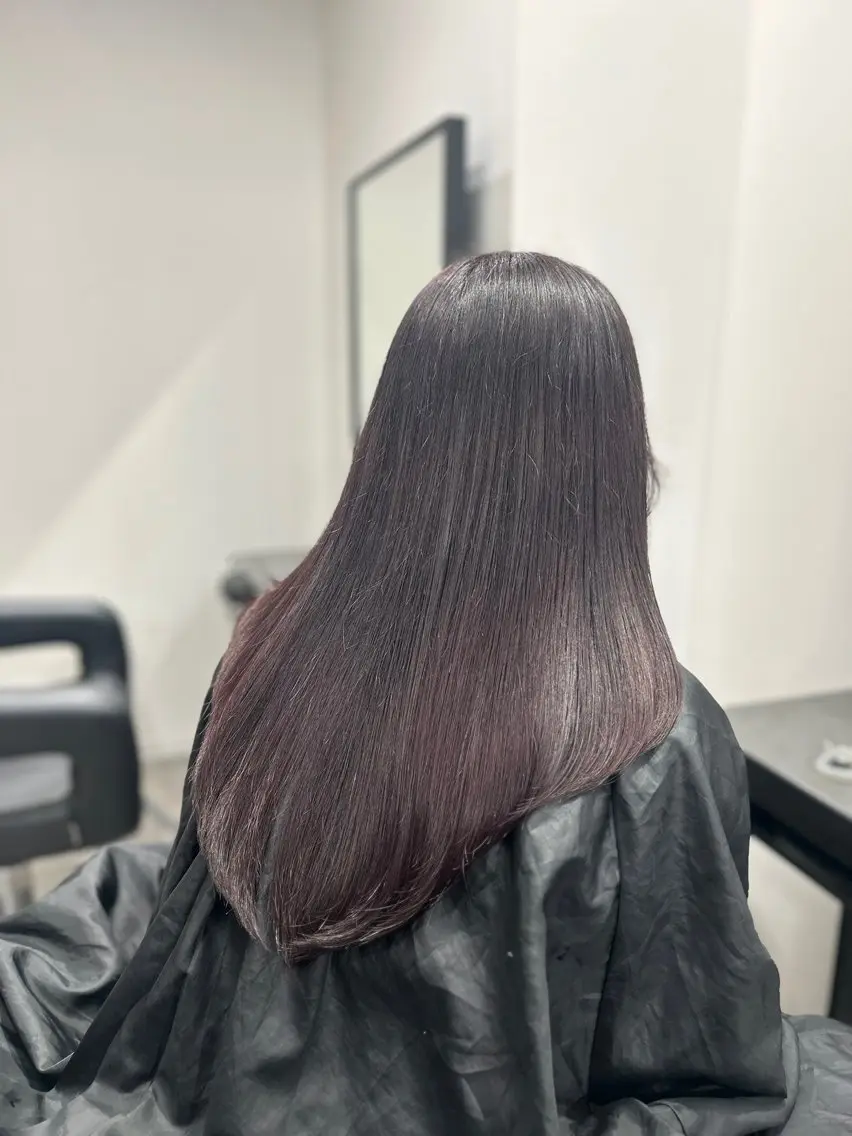 カラー 暖色✖️韓国ヘア 🥀SAHO🥀のヘアスタイル