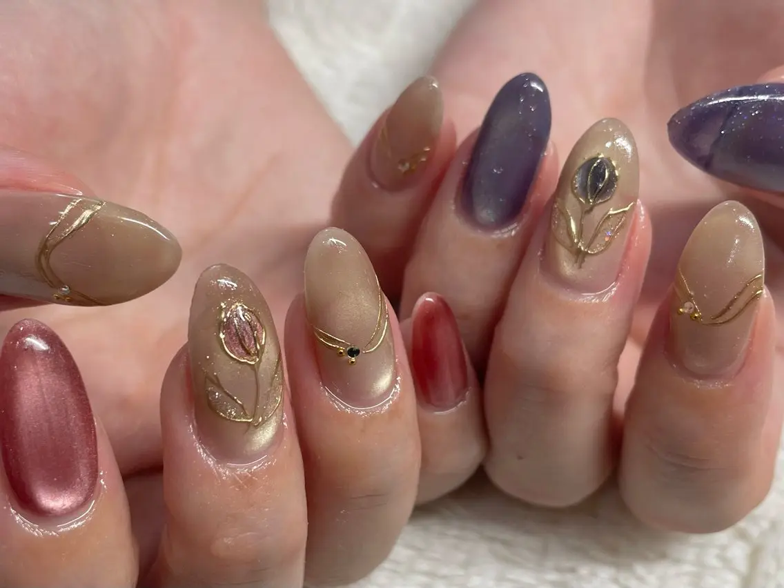 ネイル riri-nail Rie Endoのネイルデザイン
