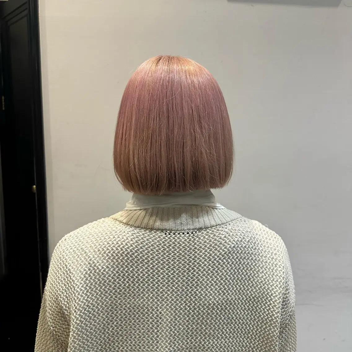ミディアム カラー ハイトーンカラー ピンクカラー ボブ カット ヘアカラー トリートメント MEG ✨のヘアスタイル