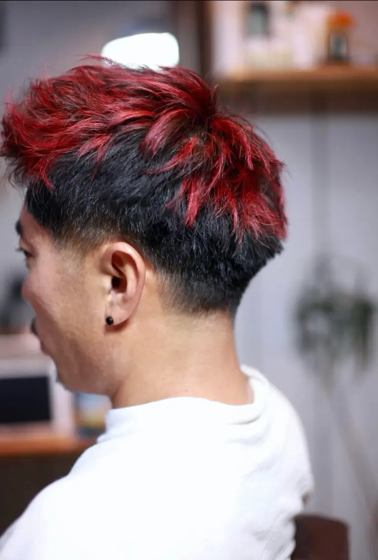 ショート カラー メンズ カット ヘアカラー トリートメント 大西 カズマのヘアスタイル