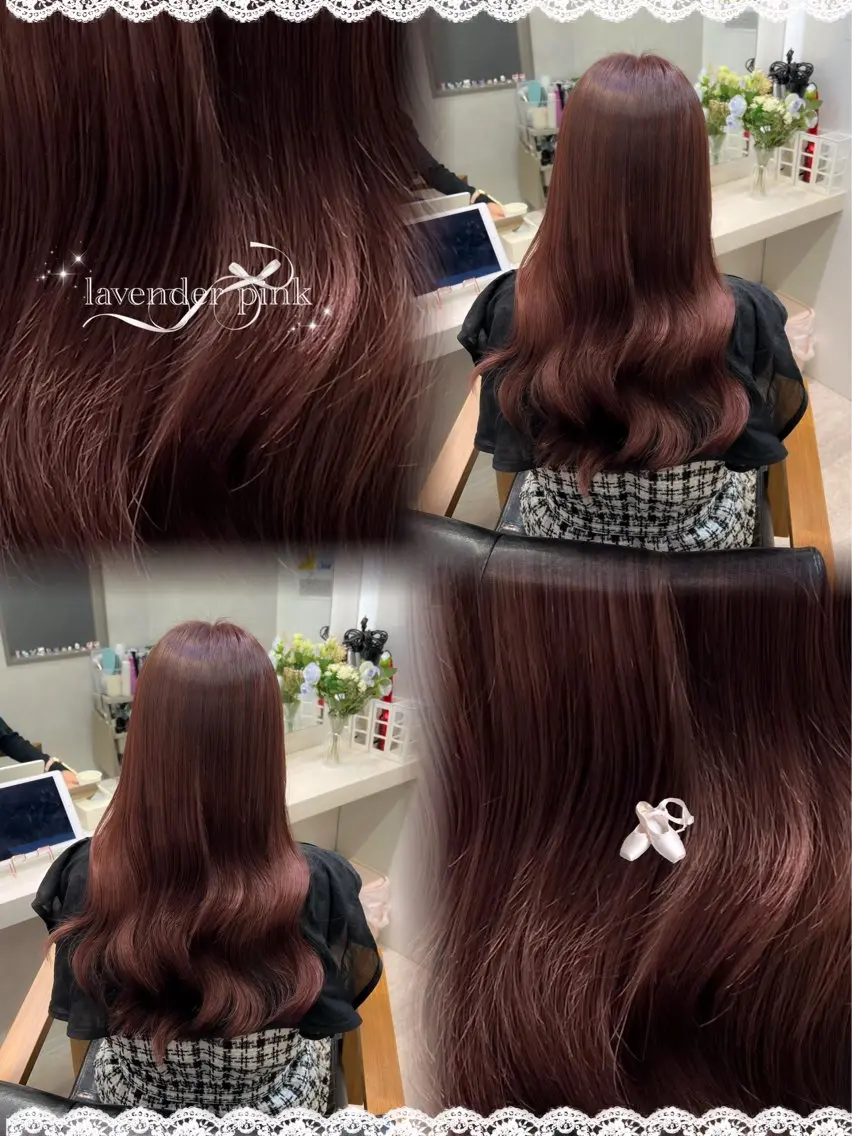 セミロング カラー 菅村 緋莉🎀ガーリーヘアのヘアスタイル