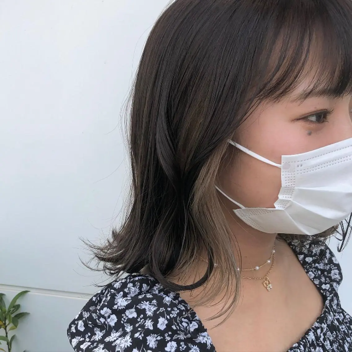 ミディアム カラー ベージュカラー ヘアカラー トリートメント カトウ ユウカのヘアスタイル