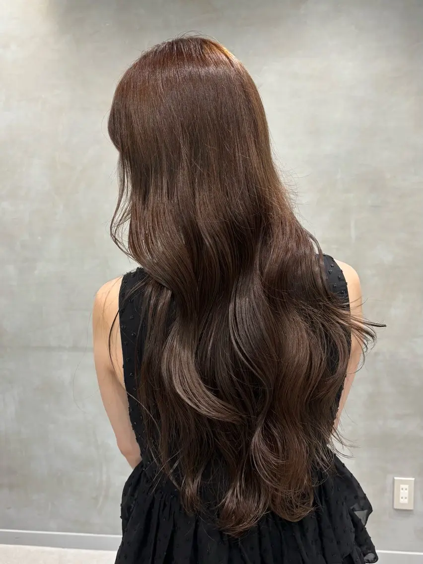 ロング カラー ヘアカラー トリートメント 透明感カラー💎 アレンジ🩰Rimiのヘアスタイル