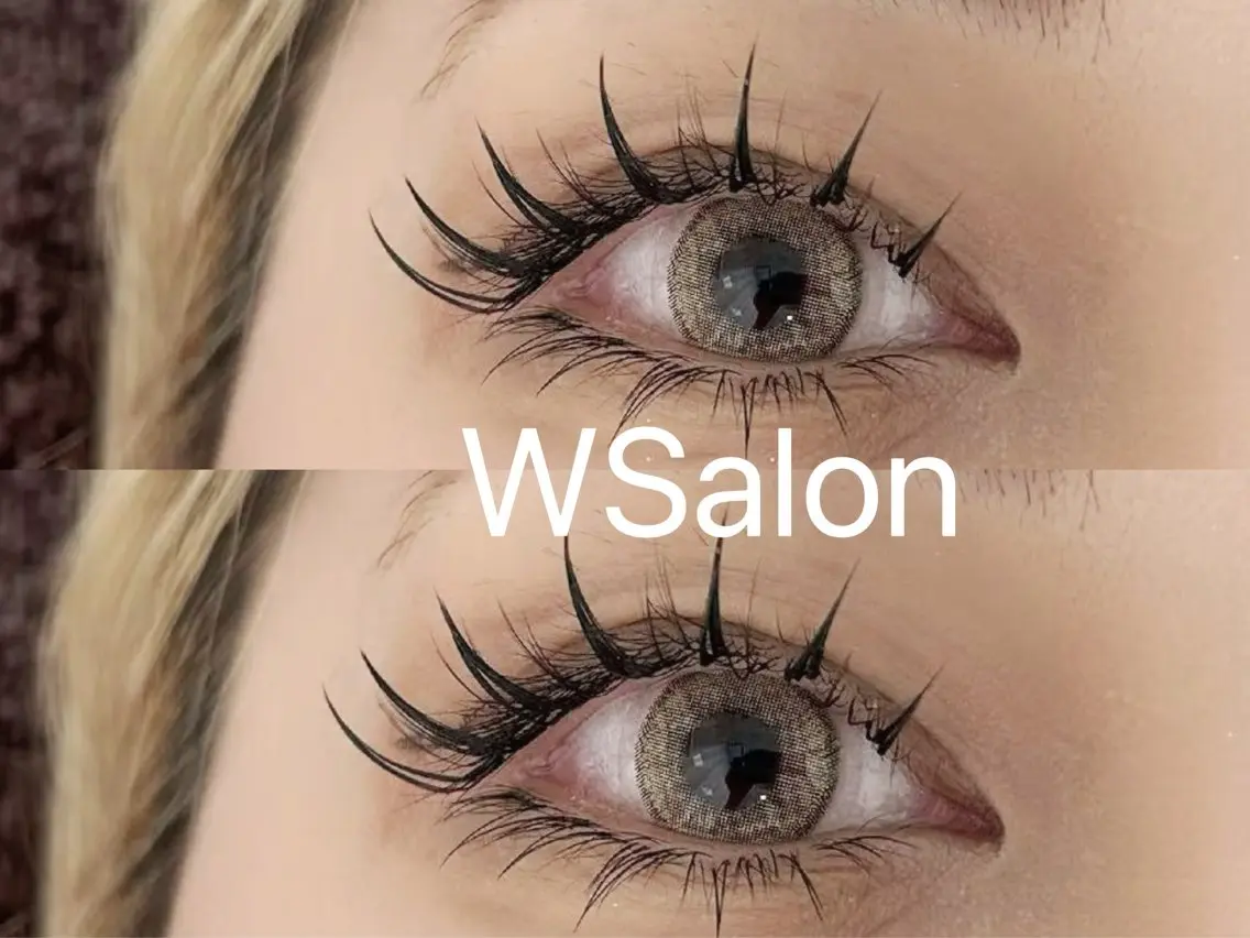 マツエク・マツパ 付け放題 バインドロック カラーマツエク フラットラッシュ 韓国風マツエク W Salon アイラッシュのマツエク・マツパデザイン