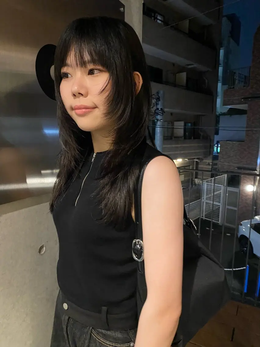 ロング YUUKI/ウルフ .ボブパーマのヘアスタイル