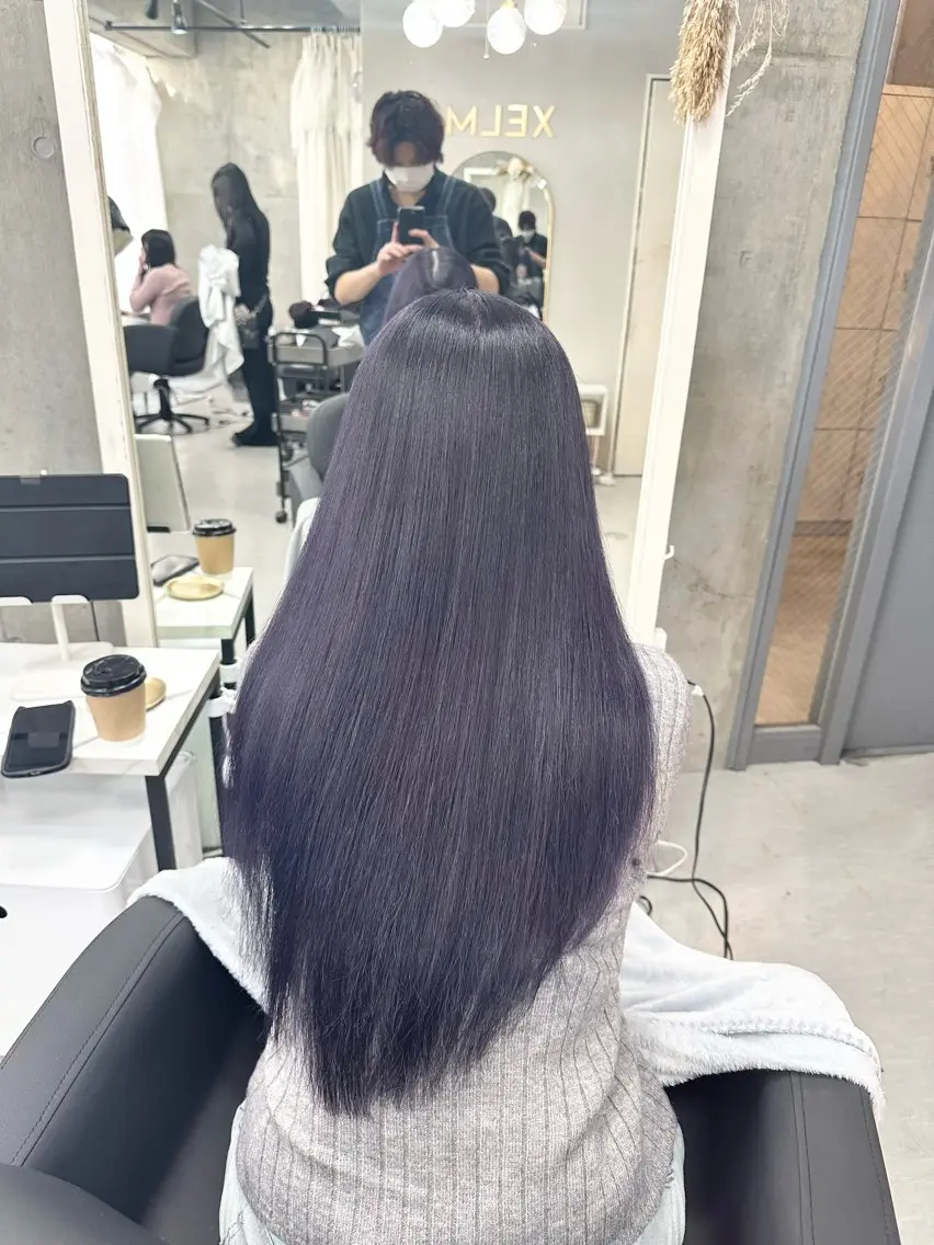 【🫧高明度カラー】ダブルブリーチカラー+フルカラー+つるりんちょTrの写真