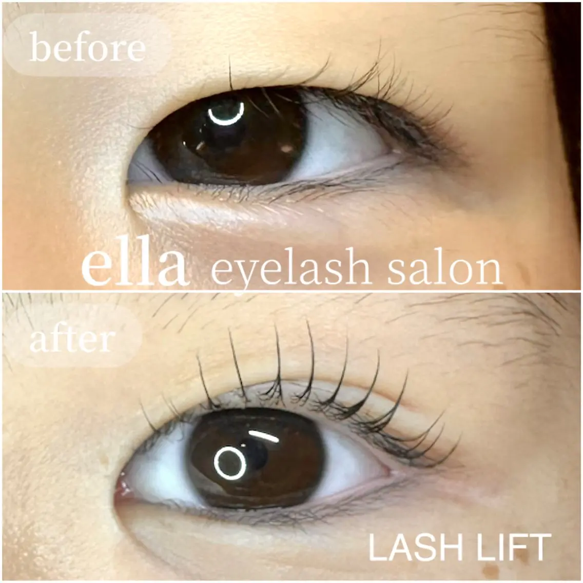 マツエク・マツパ 一重×まつ毛パーマ ella eyelashのマツエク・マツパデザイン