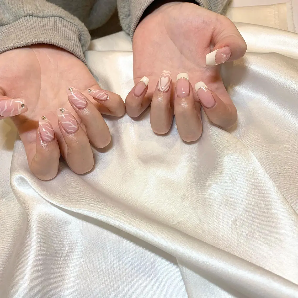 ネイル アニマル柄 アートネイル ハンドネイル ui nailのネイルデザイン