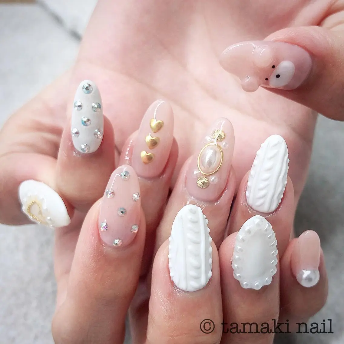 ネイル マットネイル ハンドネイル MAYME TAMAKIのネイルデザイン