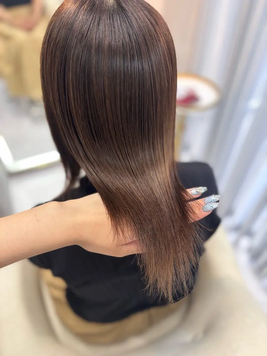 ミディアム 髪質改善 松尾 紗愛のヘアスタイル