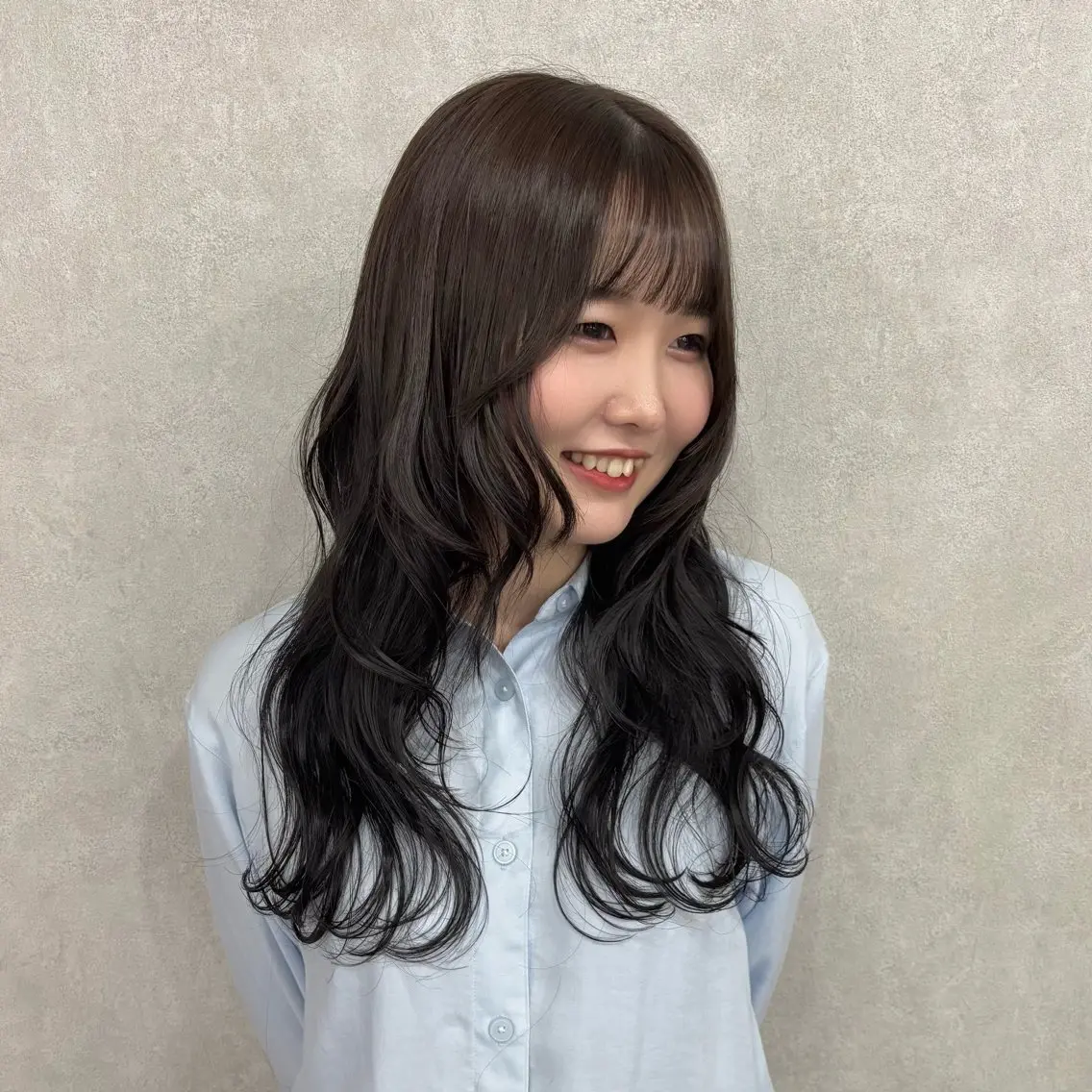 ロング レイヤーカット カット ヘアカラー トリートメント 縮毛矯正\髪質改善 🫧拓都のヘアスタイル