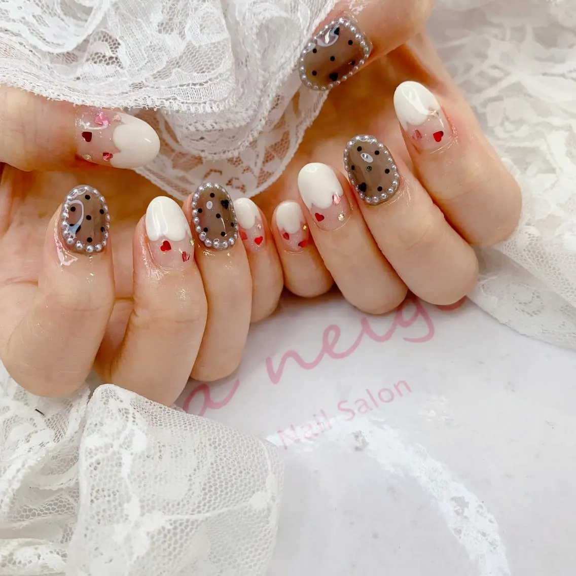 ネイル ハンドネイル La neige* yuki 🐩🌙のネイルデザイン