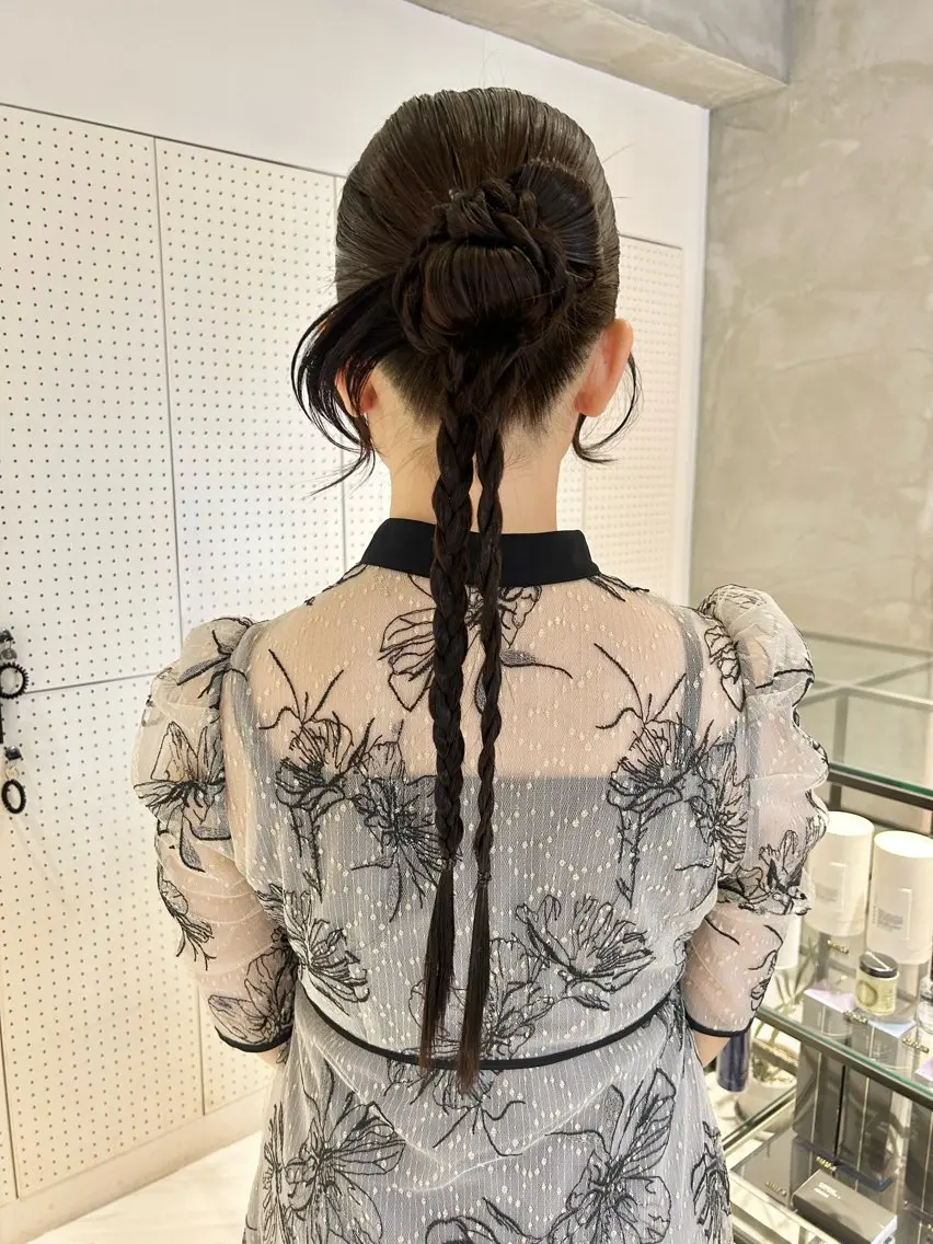 ヘアアレンジ ヘアセット 🎀ヘアセット透明感 /REINA🎀のヘアスタイル