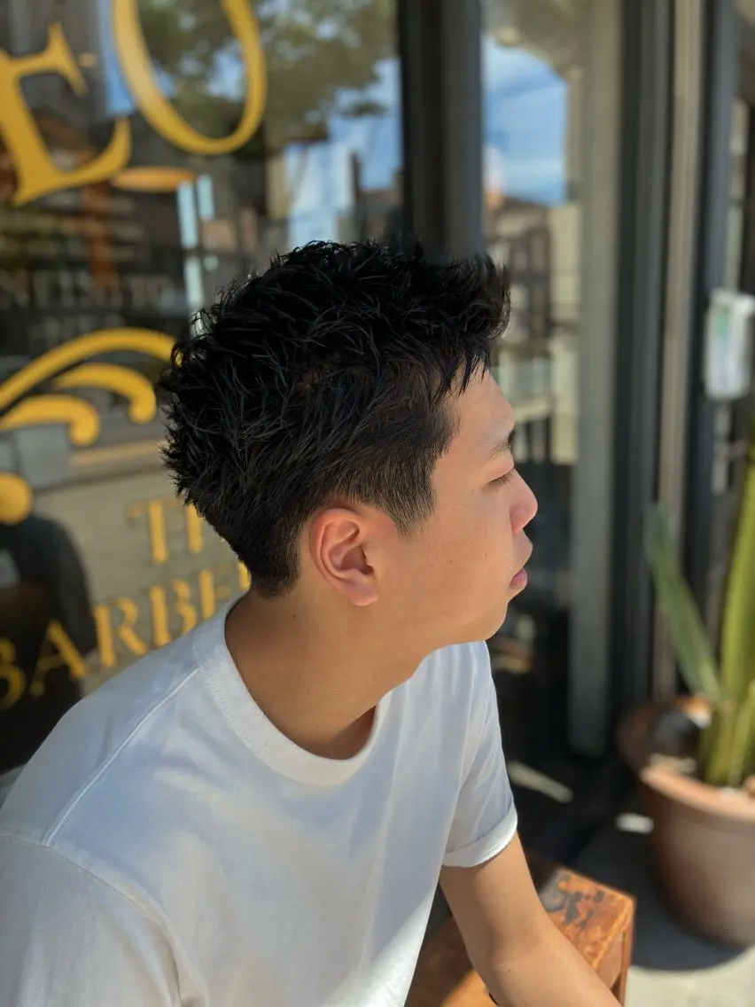 ショート メンズ カット インフィニィトネオ 三浦のヘアスタイル
