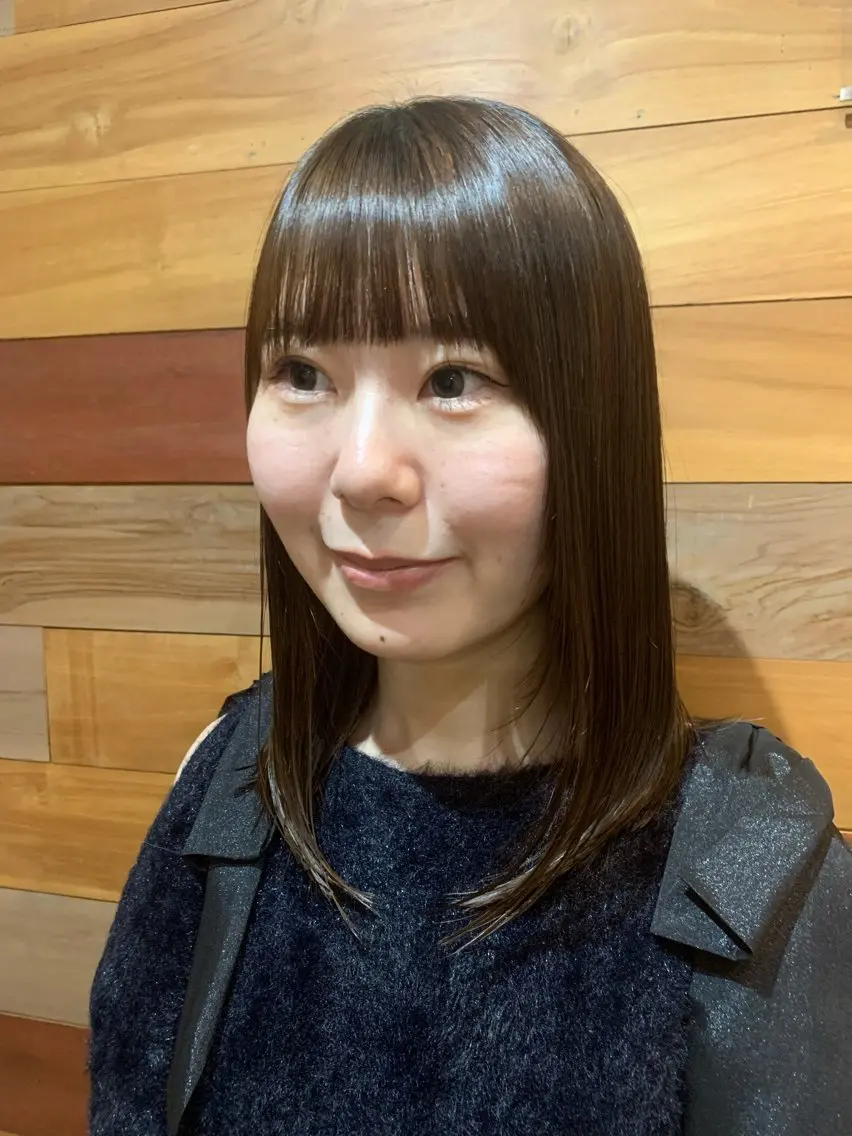 カット トリートメント CHIE艶カラー& 癒しヘッドスパ🌿のヘアスタイル