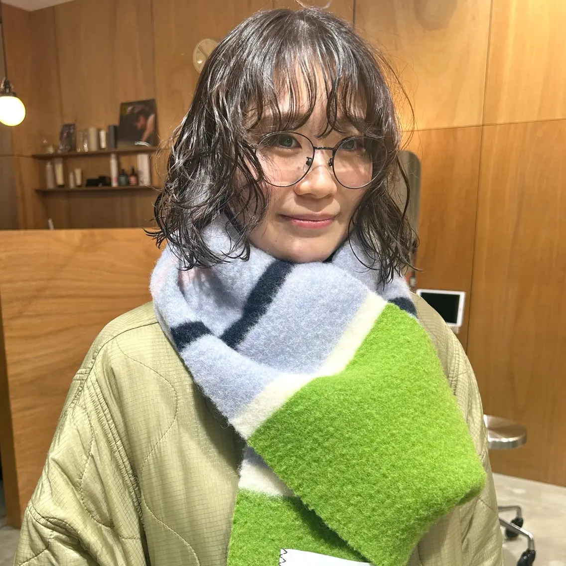 🍈前髪パーマ+前髪カット🍈¥6500の写真