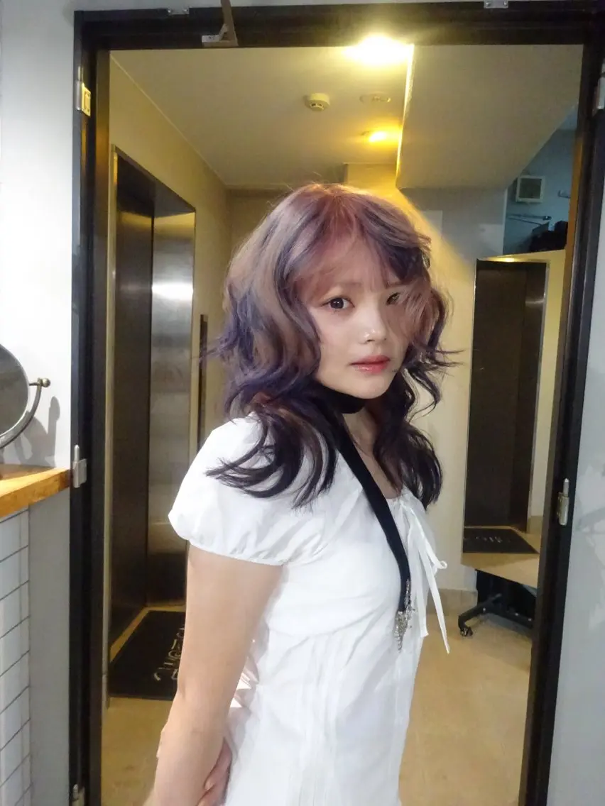 ミディアム カラー ヘアアレンジ ヘアカラー Tei /ileのヘアスタイル