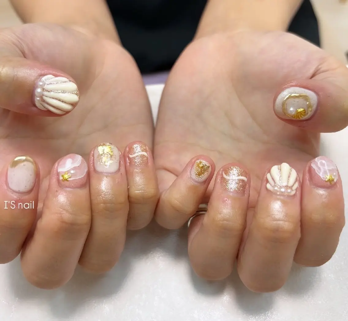 ネイル 持ち込み ハンドネイル I'S nail 佐野のネイルデザイン