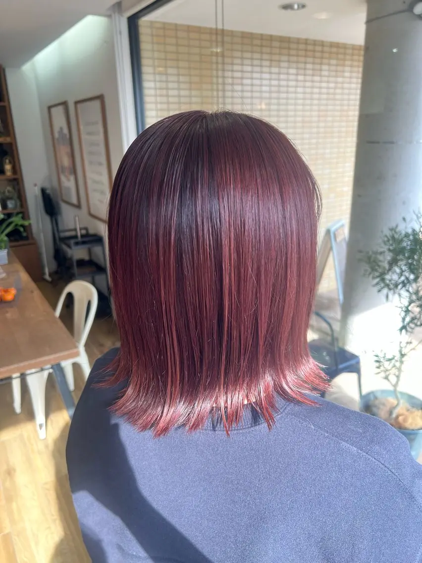 カラー ヘアカラー トリートメント 堀 望美のヘアスタイル