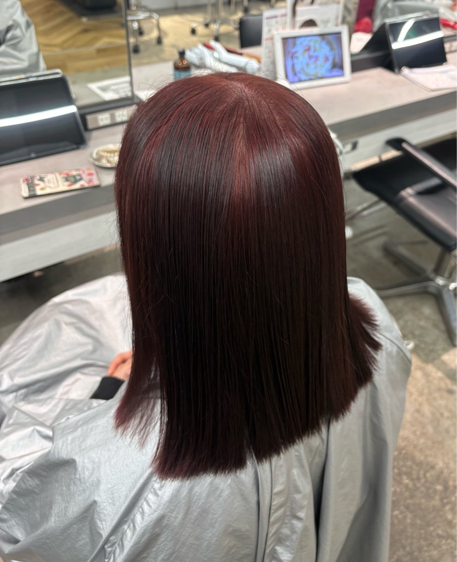 ミディアム AKANE/垢抜け 似合わせカラー🌺のヘアスタイル