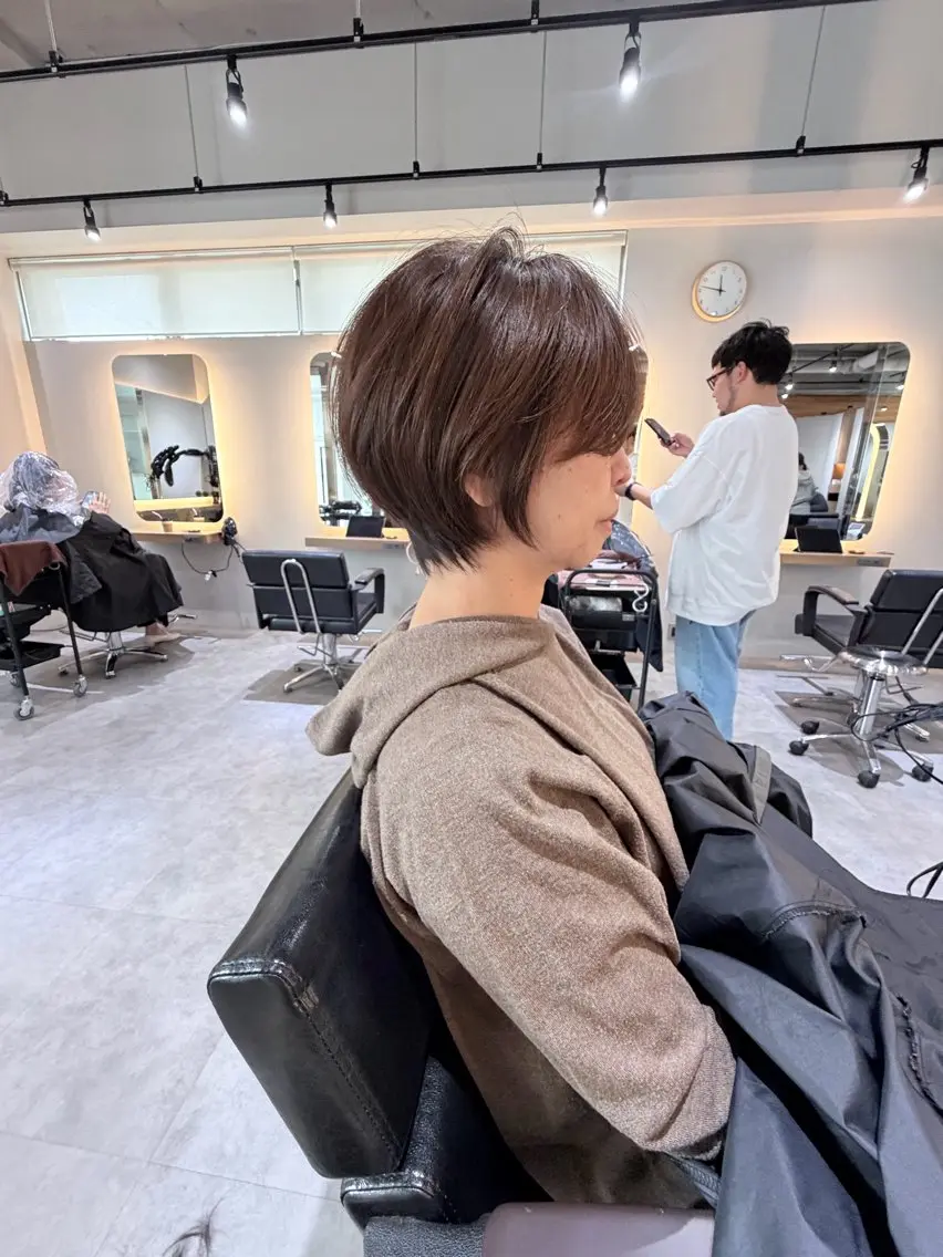 ショート ショートヘア 北條 優輝のヘアスタイル