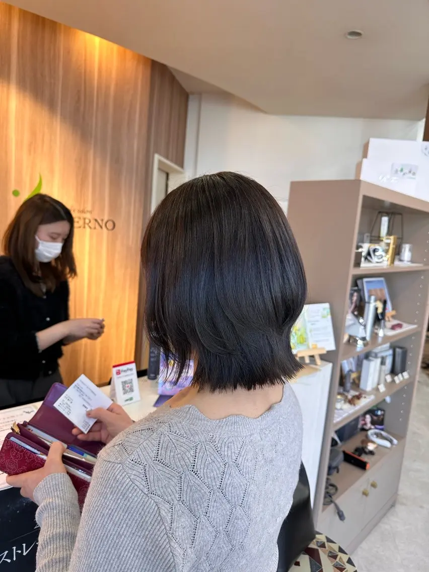 ミディアム カット トリートメント 斎藤 みくのヘアスタイル
