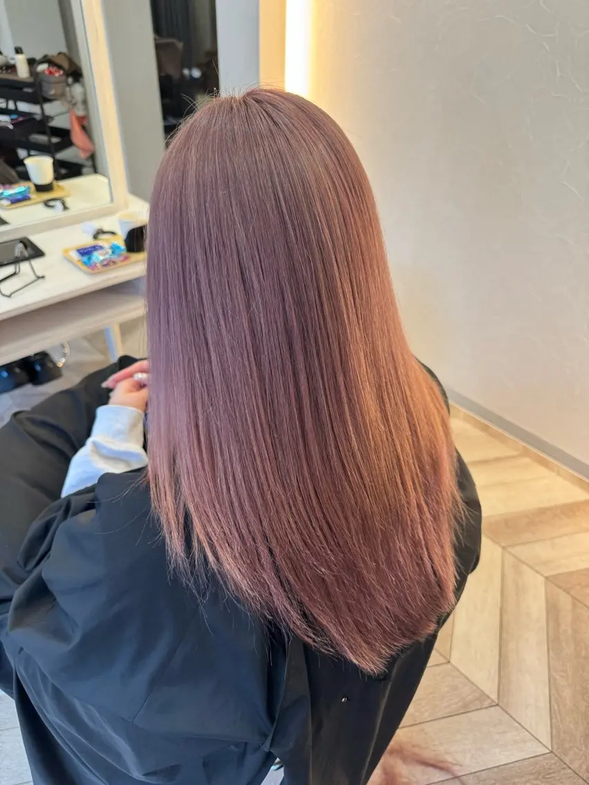 セミロング カラー ヘアアレンジ カット ヘアカラー 佐々木 まゆかのヘアスタイル