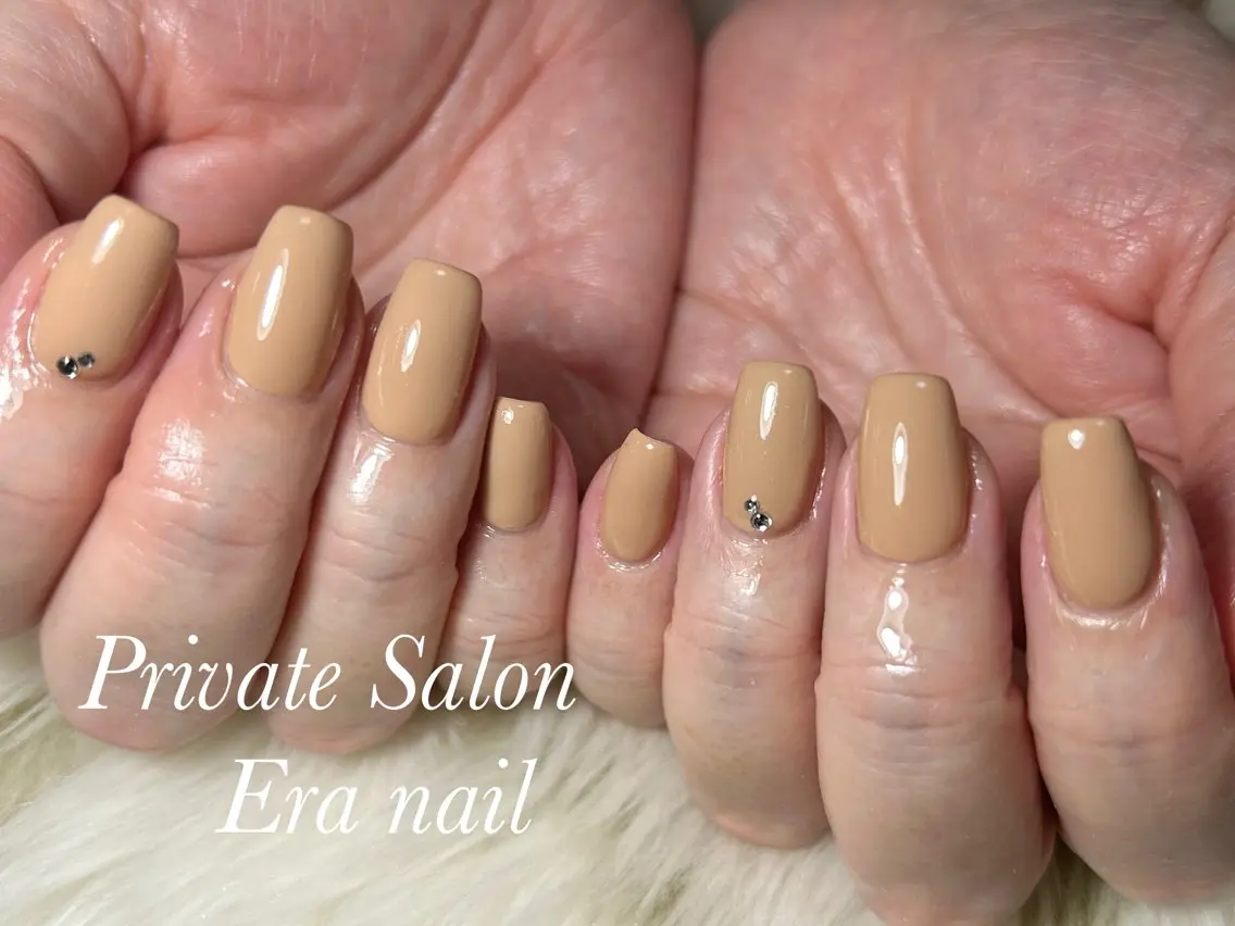 ネイル ワンカラーネイル ハンドネイル Era nailのネイルデザイン