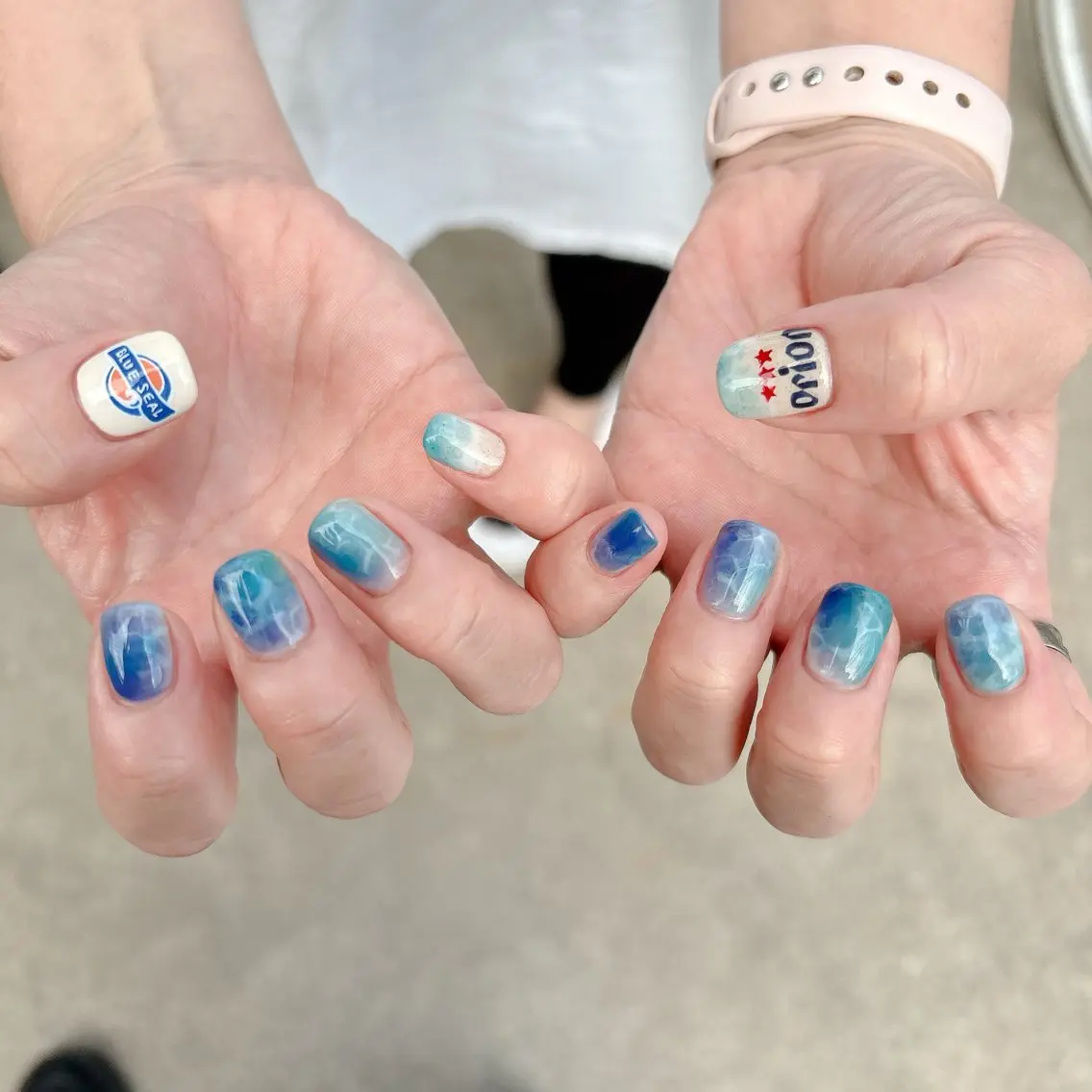 ネイル 持ち込み ハンドネイル nailsalon Asryのネイルデザイン