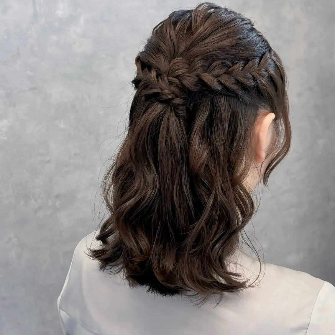 ミディアム ヘアアレンジ ヘアセット NUMBER_ ユイナのヘアスタイル