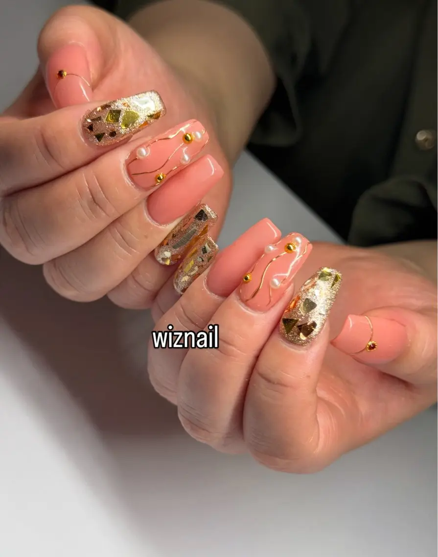 ネイル スカルプネイル ハンドネイル Wiznail YUMEのネイルデザイン