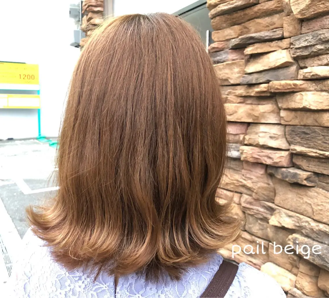 ミディアム カラー 髪質改善✨️透明感カ ラー✧*。山下さいみのヘアスタイル