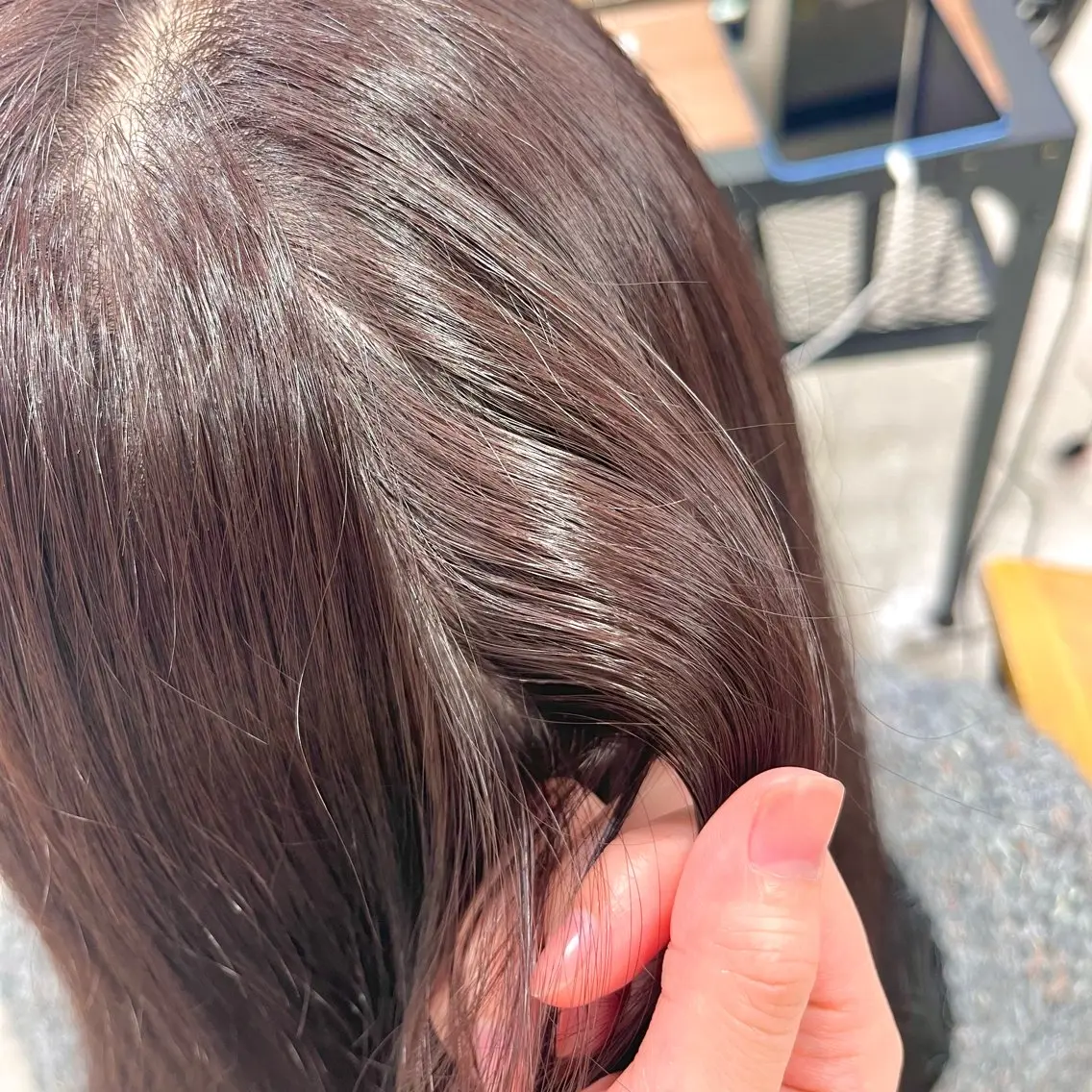ミディアム omocha umiのヘアスタイル
