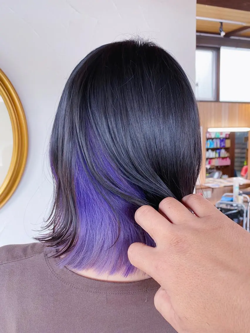 ヘアカラー & トリートメントの写真