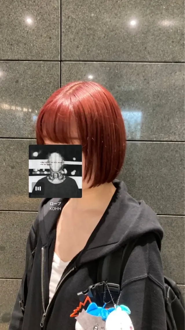 カット+ブリーチ無しWカラー❕の写真