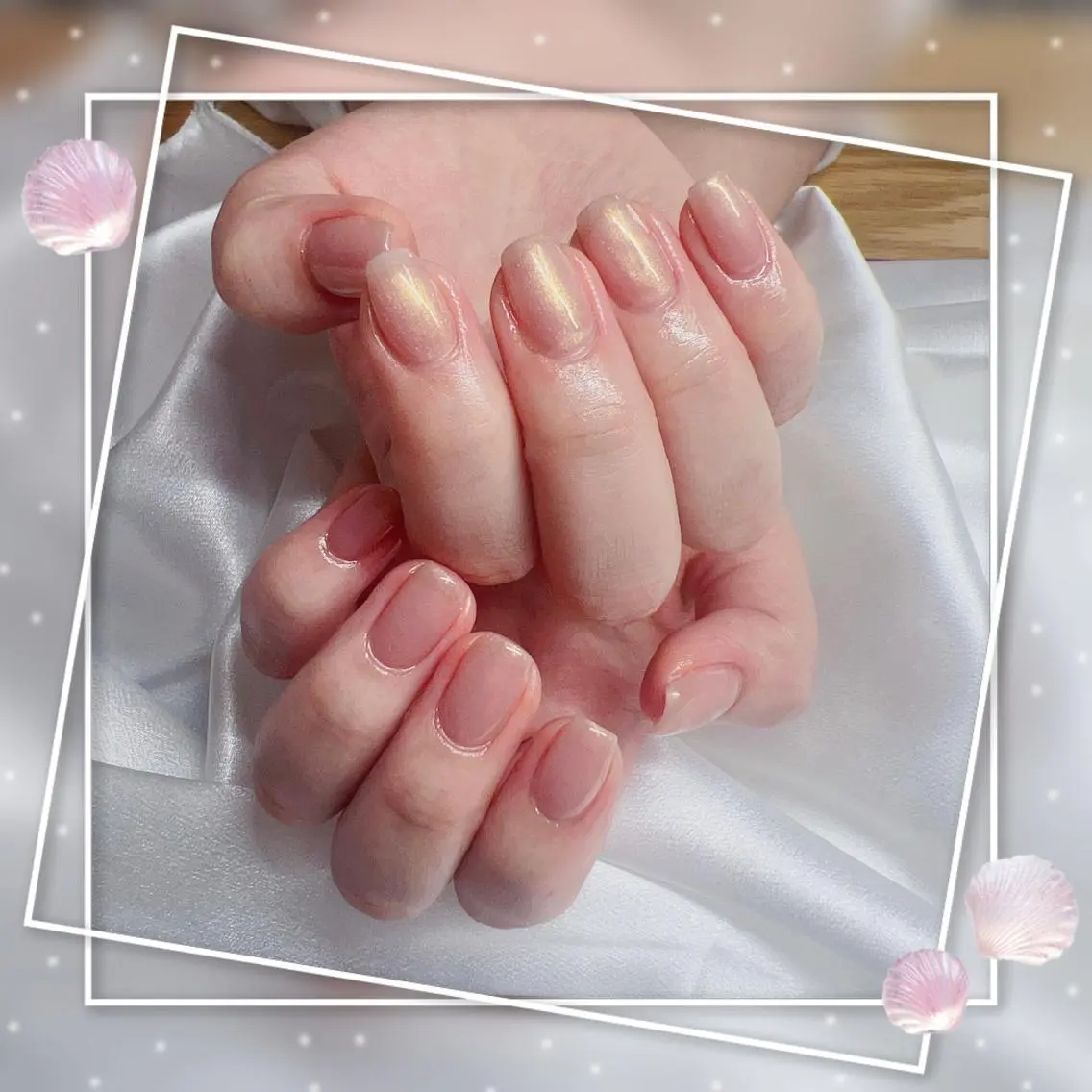 ネイル オフィスネイル ワンカラーネイル ピンク Chill Nailsalonのネイルデザイン