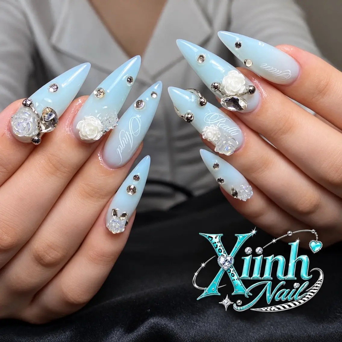 ネイル チークネイル 桜ネイル 長さ出し フットネイル ジェルネイル ハンドネイル XIINH NAIL SALONのネイルデザイン