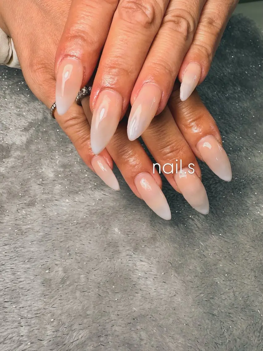 ネイル ロングネイル オフィスネイル シンプルネイル ハンドネイル nail.s misatoのネイルデザイン
