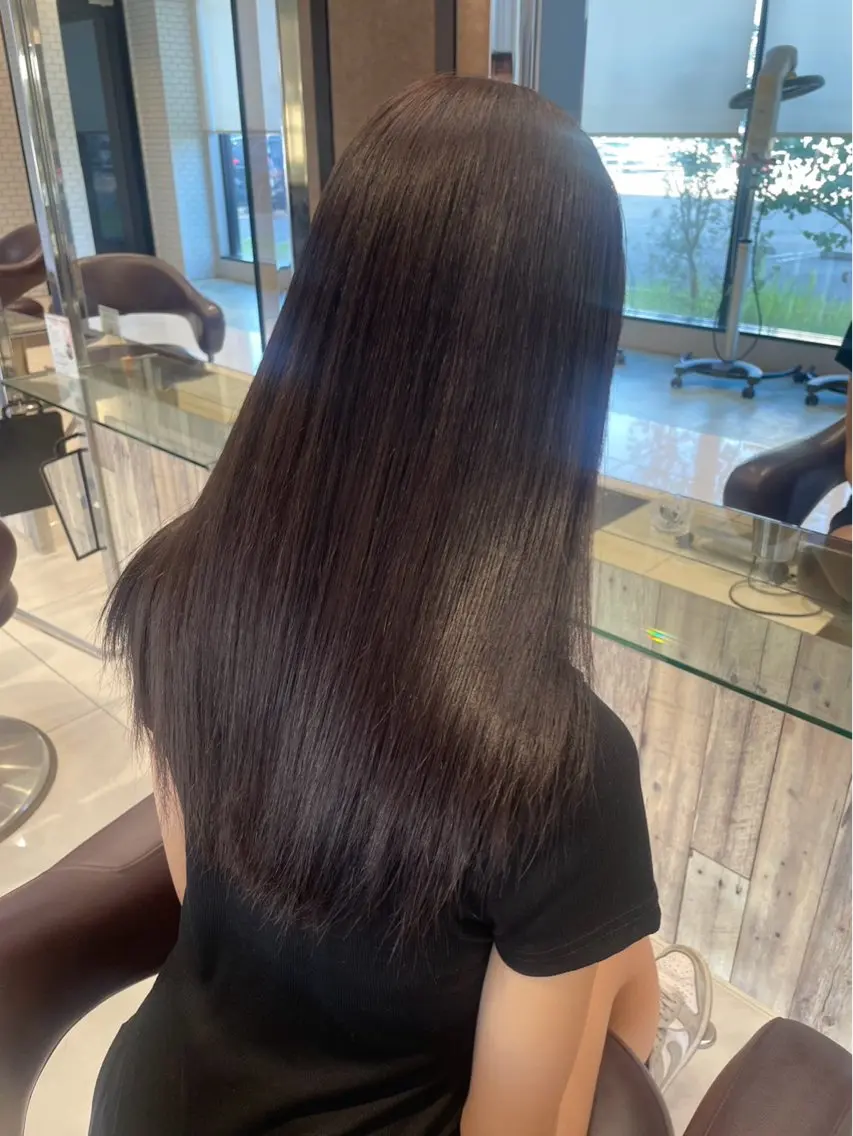 ロング 高野 遥香のヘアスタイル