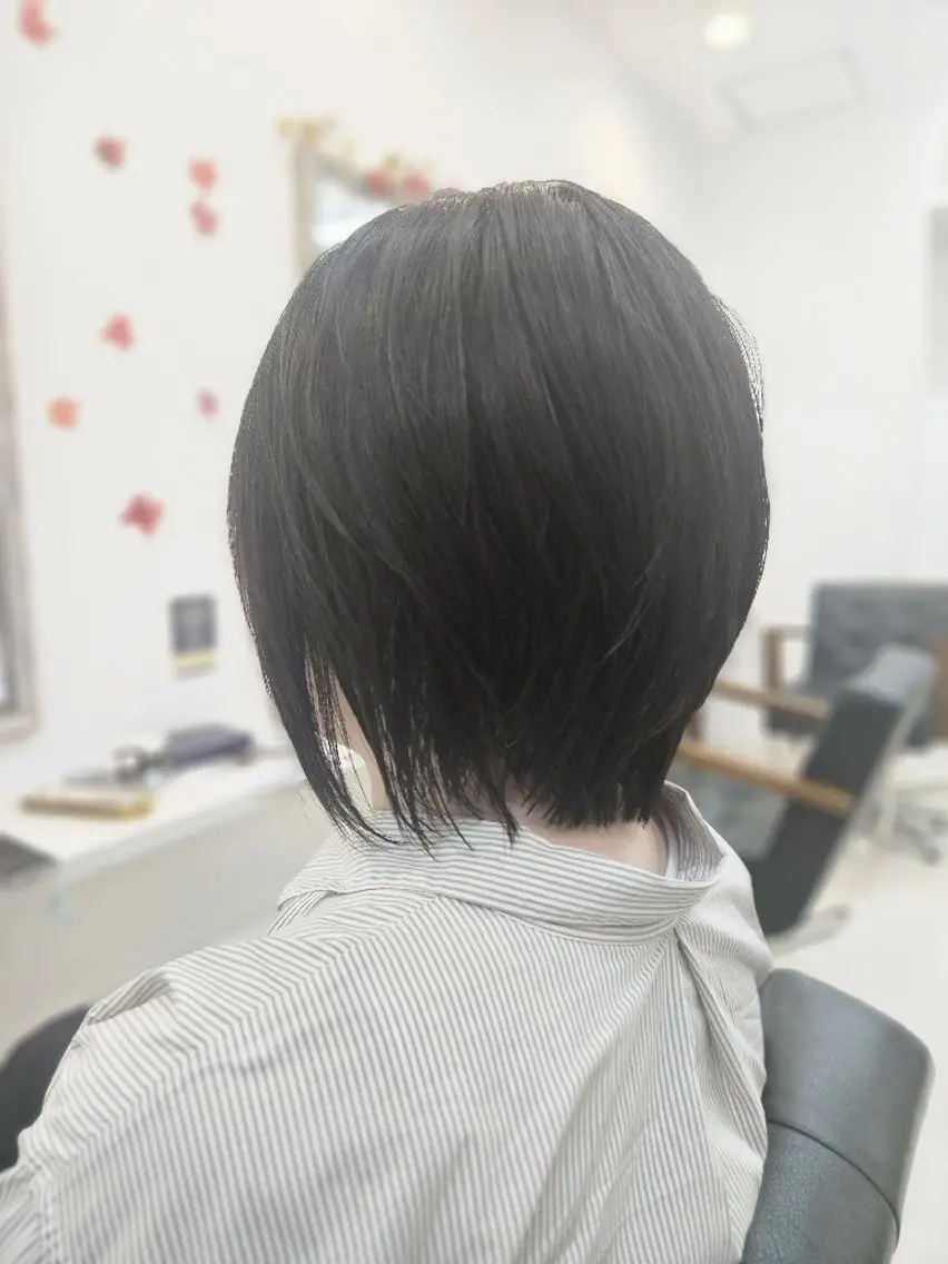 ショート ボブ ウルフカット カット 林慶吾/ショート /ダメージレスカラーのヘアスタイル