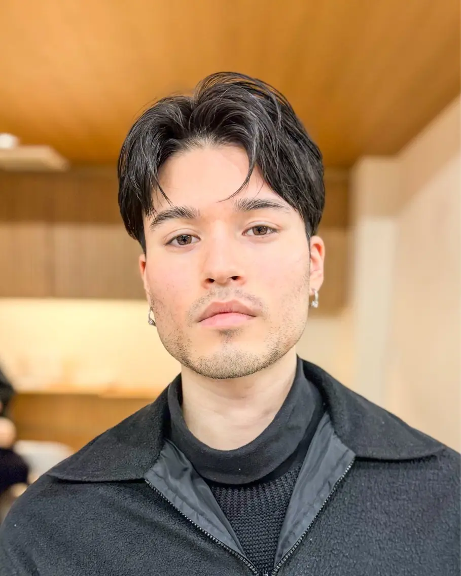 ショート カラー メンズ ビジネス 縮毛矯正 カット 縮毛矯正 【メンズ縮毛矯正】 FILMS  軍司のヘアスタイル
