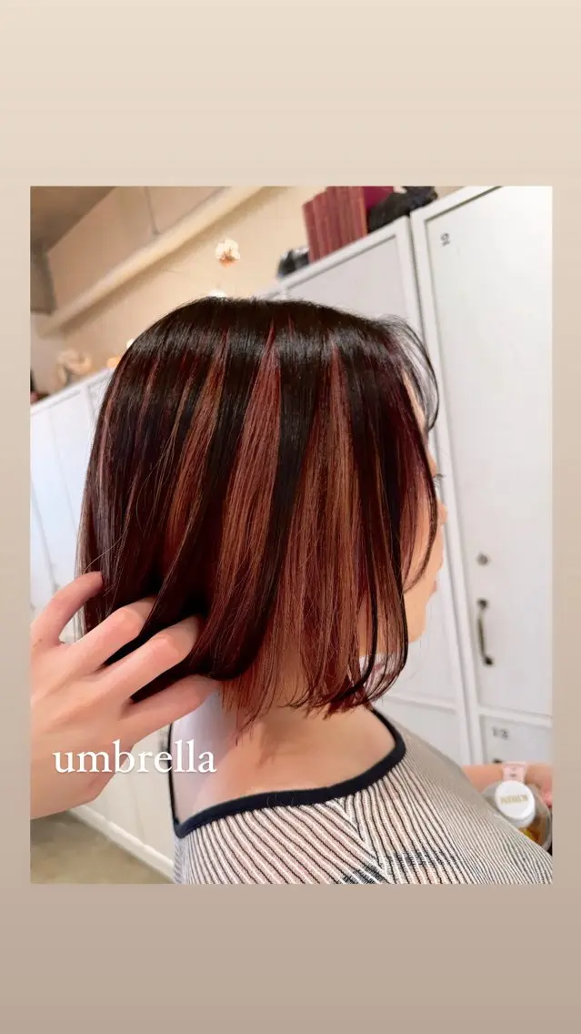 ショート カラー カット ヘアカラー トリートメント ハイライト/インナー /ブリーチ/レイヤーのヘアスタイル