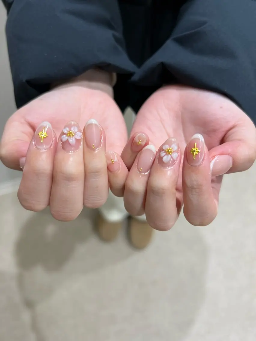 ネイル ハンドネイル フットネイル HANA 川越東口ネイルサロンのネイルデザイン