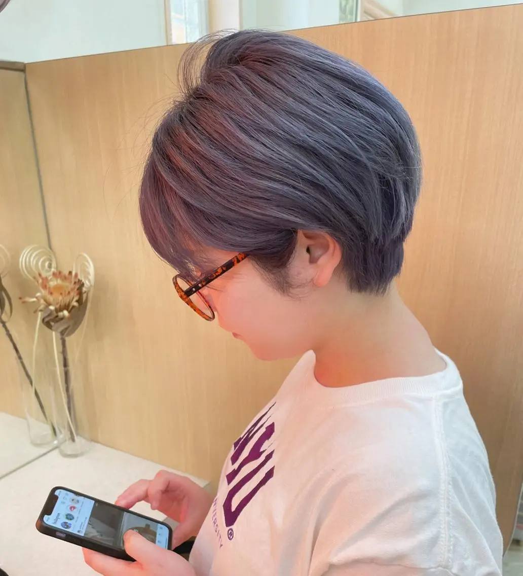 ショート カラー yui .のヘアスタイル