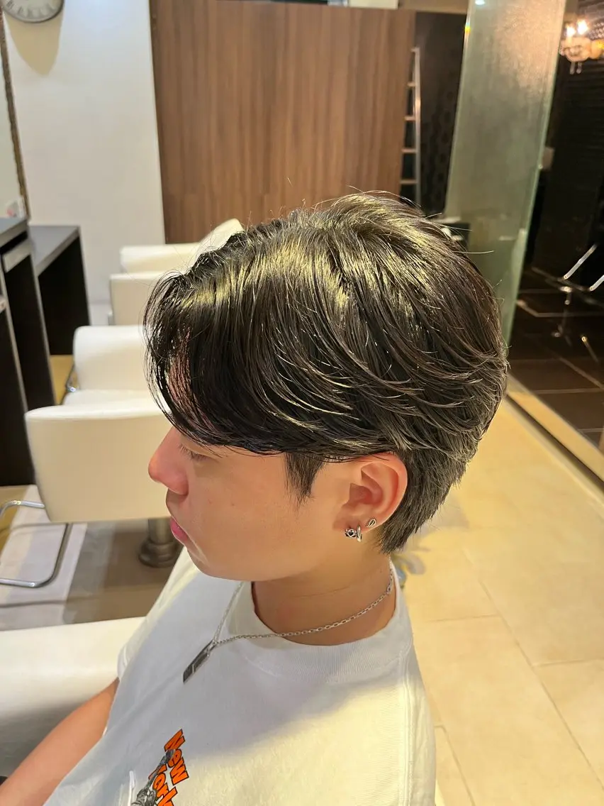 ショート パーマ メンズ カルマパーマ メンズパーマ 韓国メンズヘア特化 ‪☆KOKIのヘアスタイル