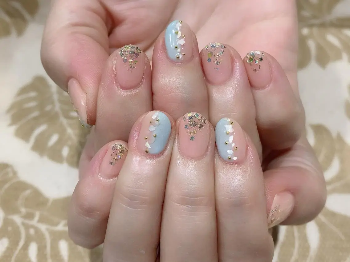 ネイル ショートネイル ハンドネイル M's Style NAIL BARのネイルデザイン
