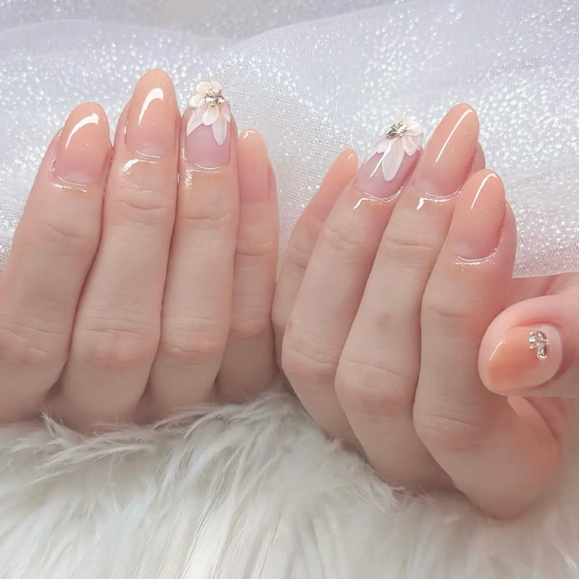 ショート ハンドネイル Le Dali さくらのネイルデザイン